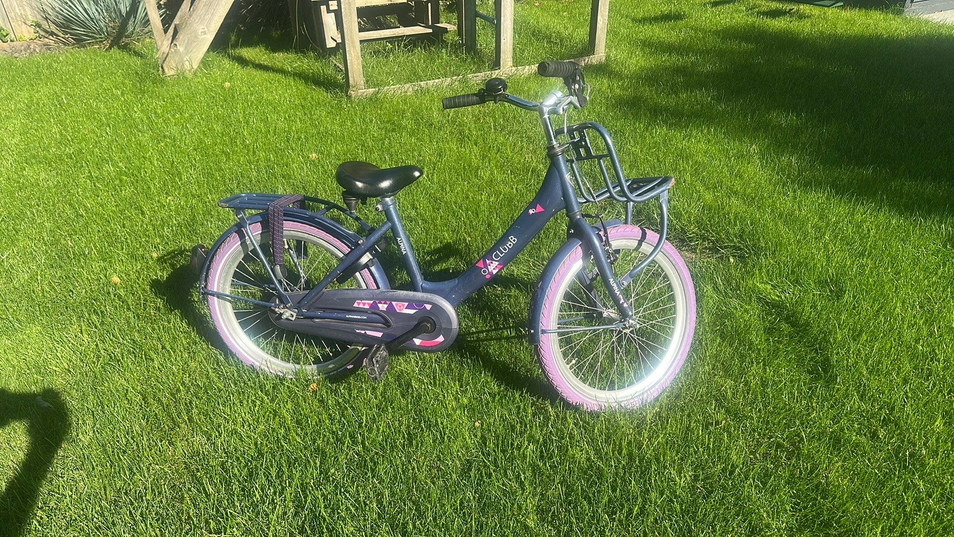 Alpina clubb 20 inch meisjesfiets, Ophalen, Terugtraprem, Gebruikt, Handrem