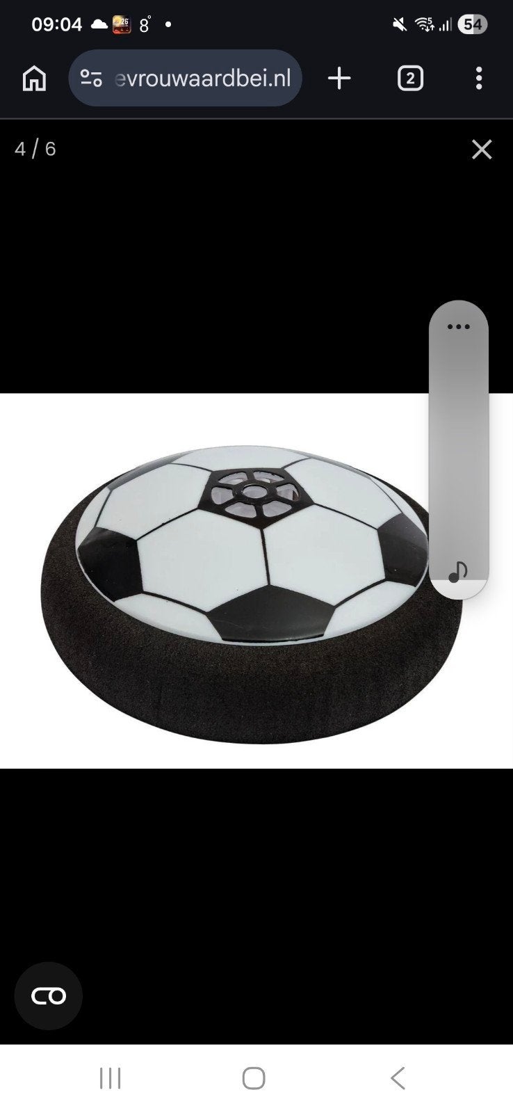 Hover Voetbal - Indoor Voetbalplezier voor Kinderen, Ophalen, Nieuw