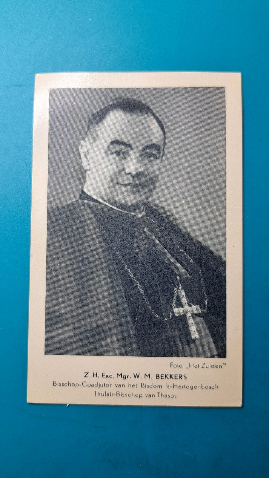 Mgr Bekkers Bisschop, Verzenden, Bidprentje