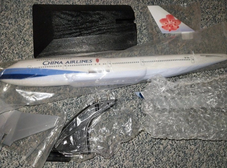 China Airlines Boeing 747-400 1/200 schaal vliegtuigmodel, Ophalen of Verzenden, Zo goed als nieuw, Schaalmodel