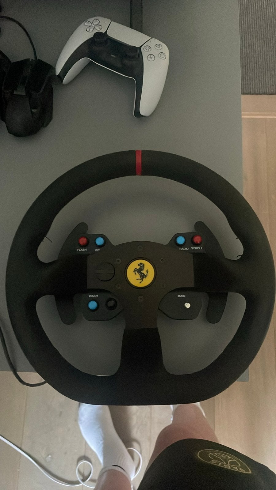 Thrustmaster T300RS GT Edition + Ferrari F1 Wheel Add-on, Racestuur, Gebruikt, Force feedback, Thrustmaster