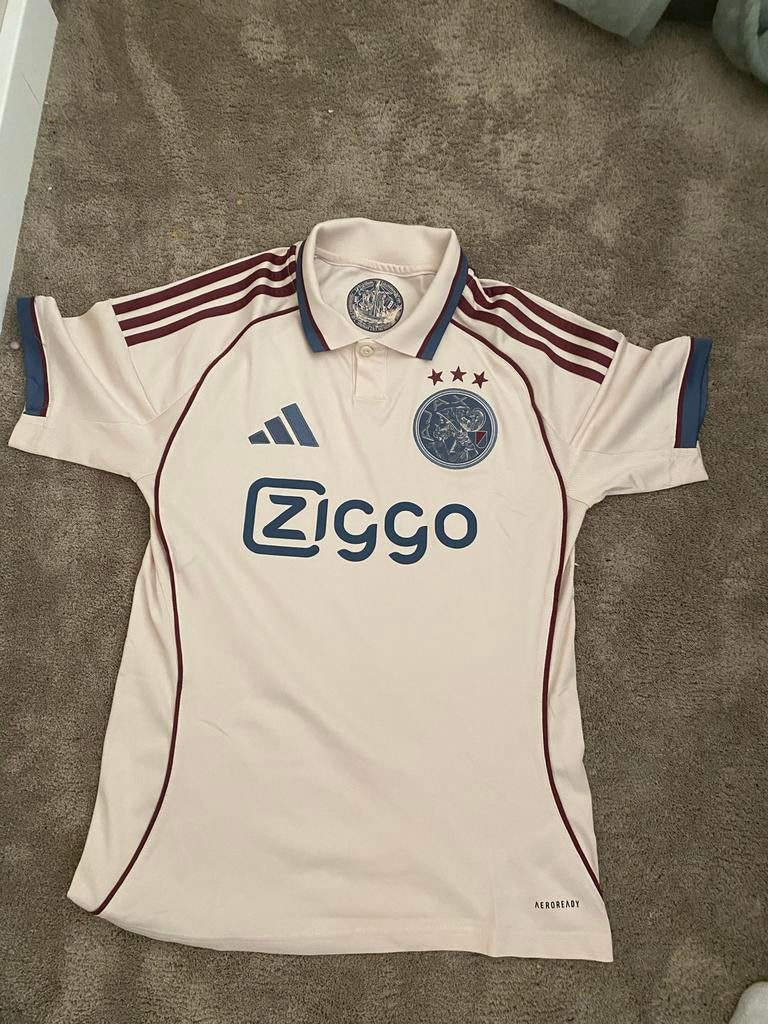 Ajax T-shirt Maat XS - Officiële Fanwear, Ophalen of Verzenden, Nieuw, Maat 46 (S) of kleiner, Geel