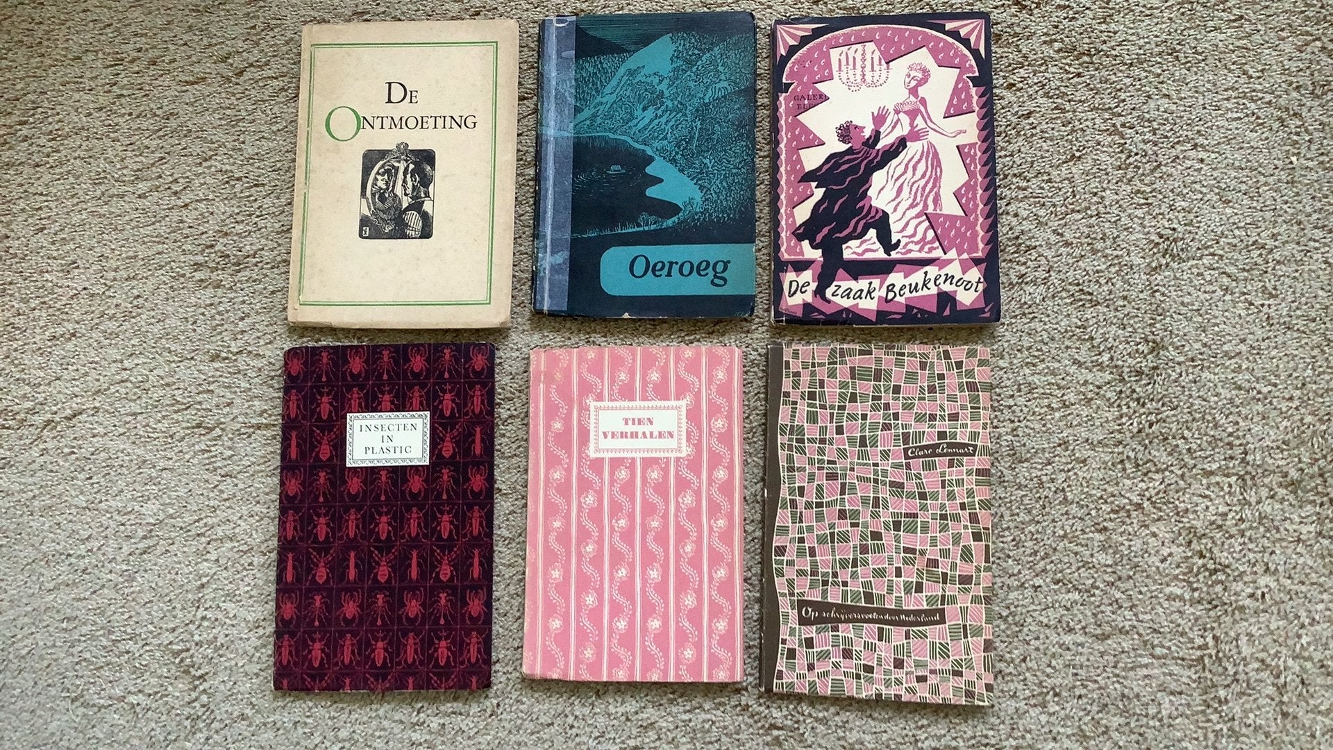 6 boekenweekgeschenken 1947 - 1948 - 1950 - 1952 - ‘53 - ‘55, Ophalen of Verzenden, Gelezen