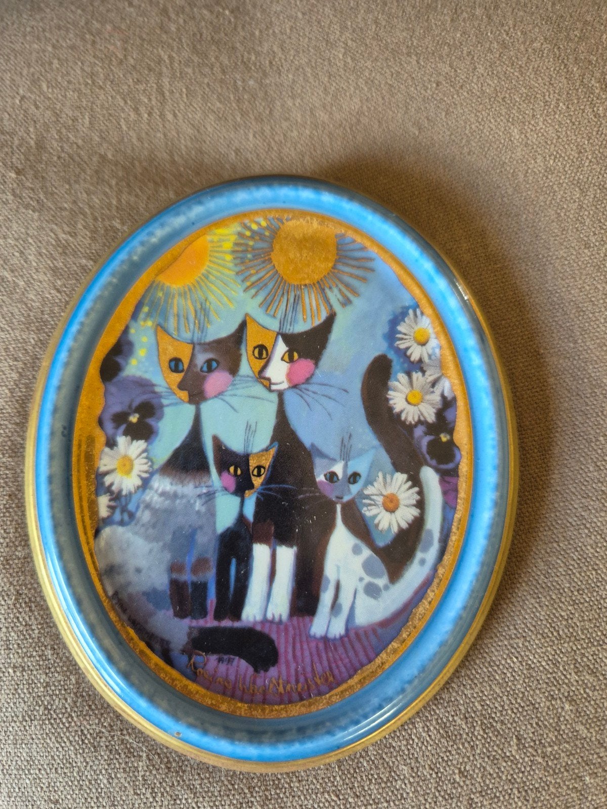 Regina Wachmeister goebel wandbeeldje, Antiek en Kunst, Curiosa en Brocante, Ophalen of Verzenden