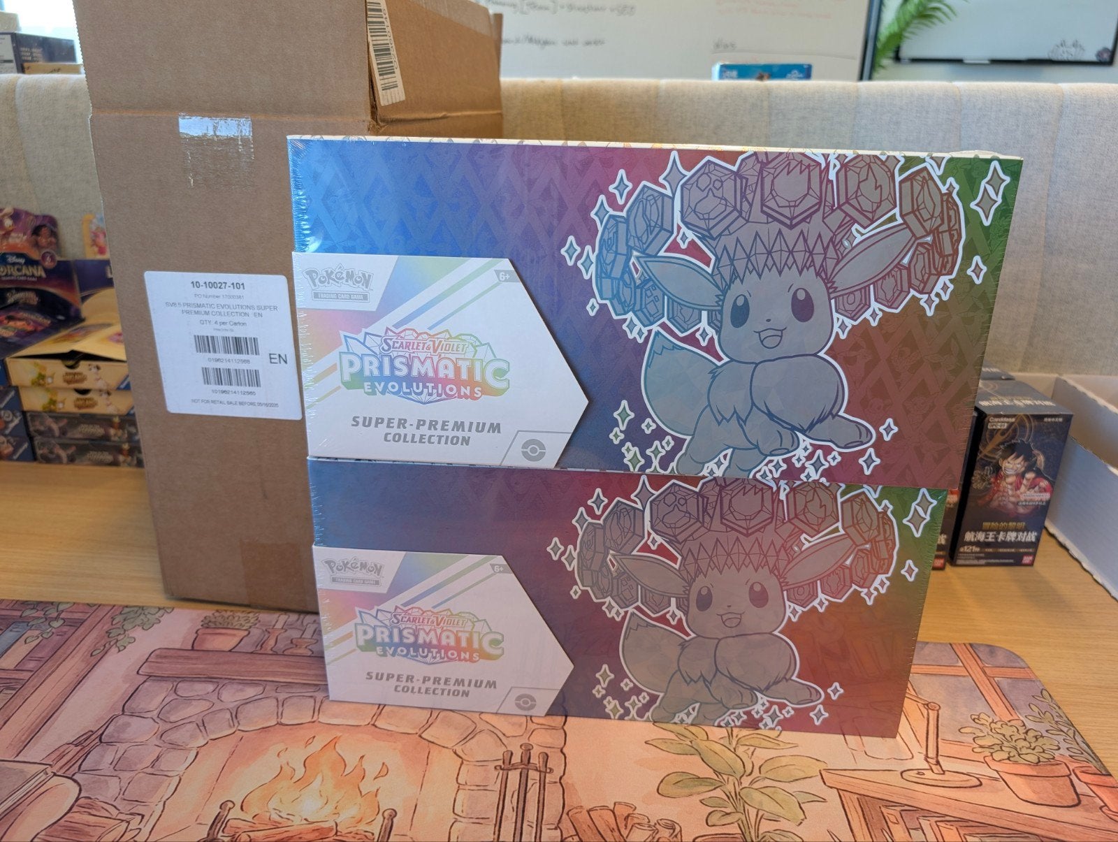 Pokémon TCG: Prismatic Evolutions Super Premium Collection, Hobby en Vrije tijd, Ophalen of Verzenden, Nieuw, Overige typen