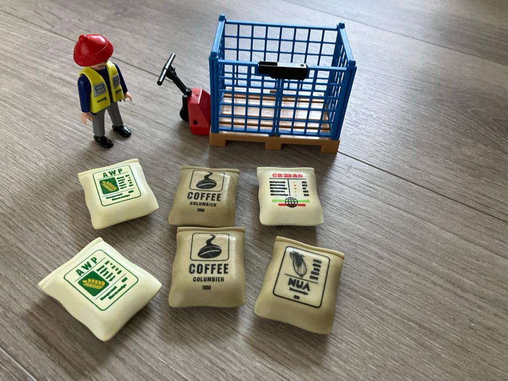 Playmobil 4474 havenarbeider, Ophalen of Verzenden, Gebruikt, Complete set