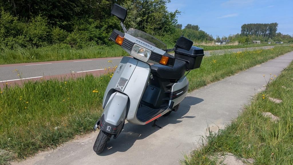 Peugeot SC50 Scooter 2takt - Klassieke 50cc Brommer, Fietsen en Brommers, Brommers | Peugeot, Ophalen, Gebruikt, Maximaal 45 km/u