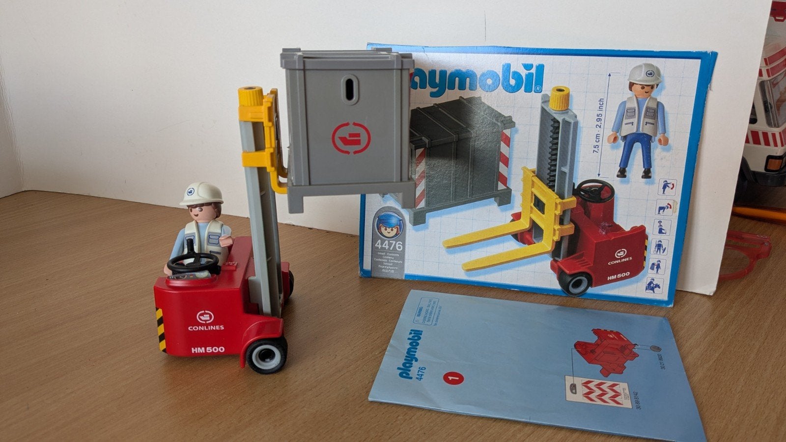 Playmobil minivorkheftruck 4476, Ophalen of Verzenden, Zo goed als nieuw