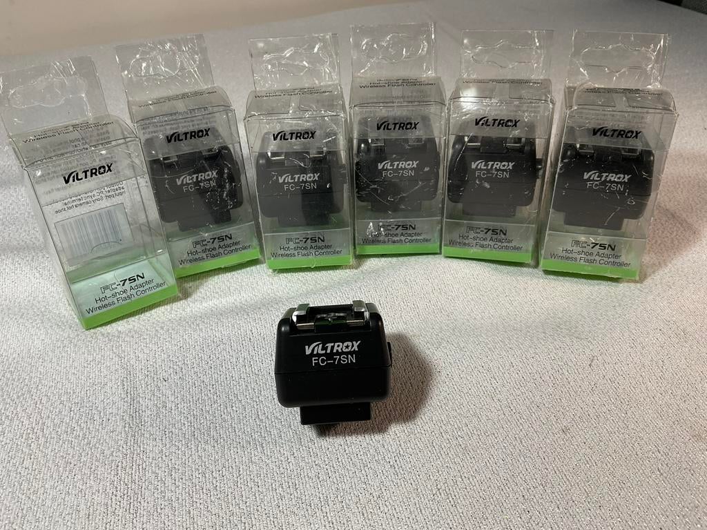 6 stuks universele hot shoe flits triggers Viltrox FC-7SN, Ophalen of Verzenden, Zo goed als nieuw, Overige merken