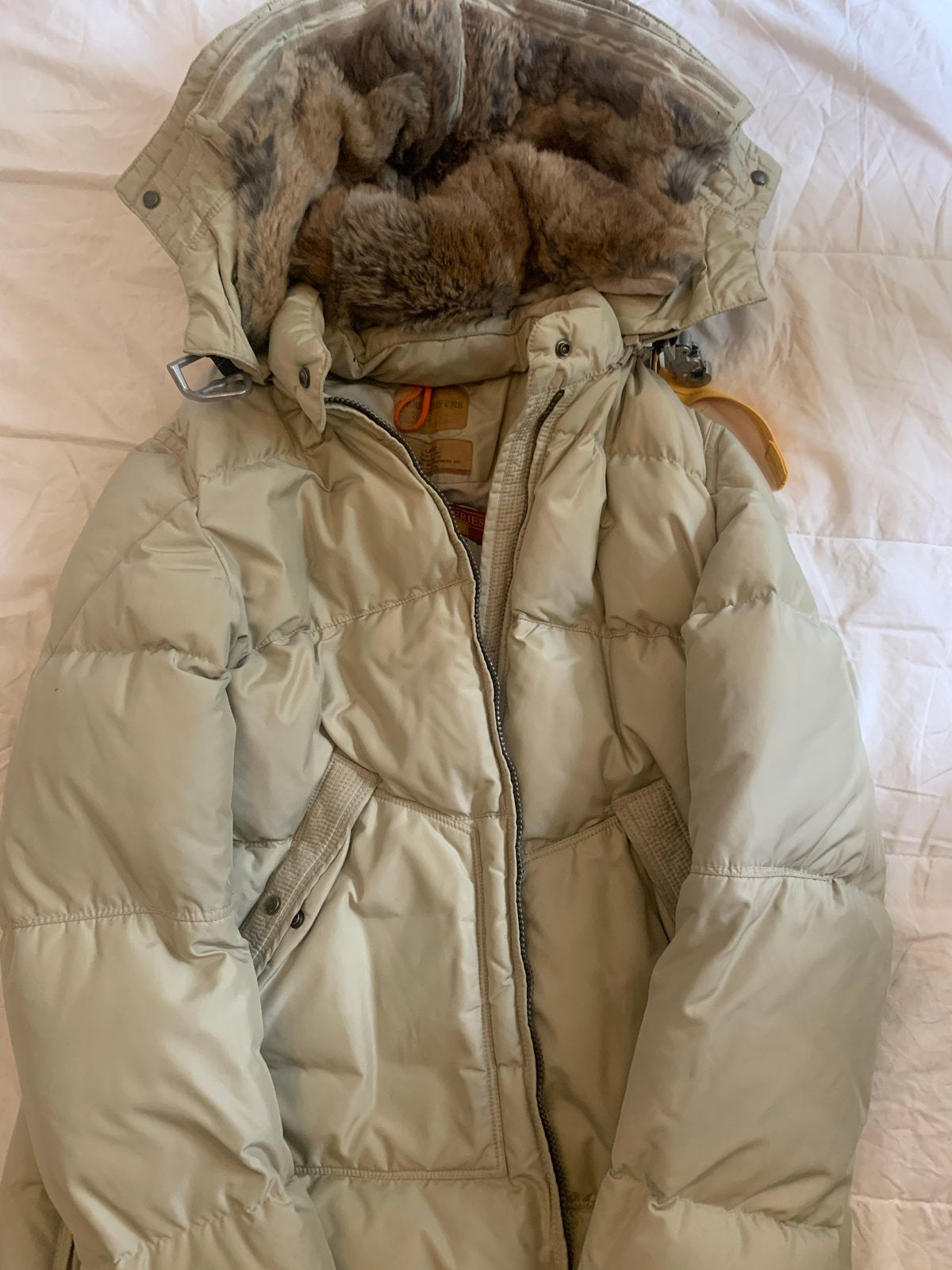Parajumpers Long Bear Dames Winterjas - Maat L, Kleding | Dames, Jassen | Winter, Beige, Maat 42/44 (L), Ophalen of Verzenden