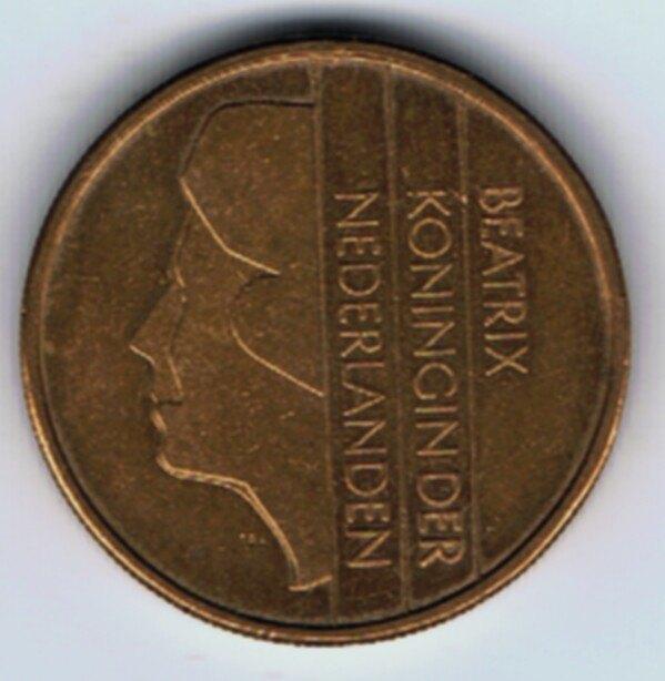 23-1131 Nederland 5 gulden 1991, Postzegels en Munten, Munten | Nederland, Ophalen of Verzenden, Koningin Beatrix, 5 gulden, Losse munt