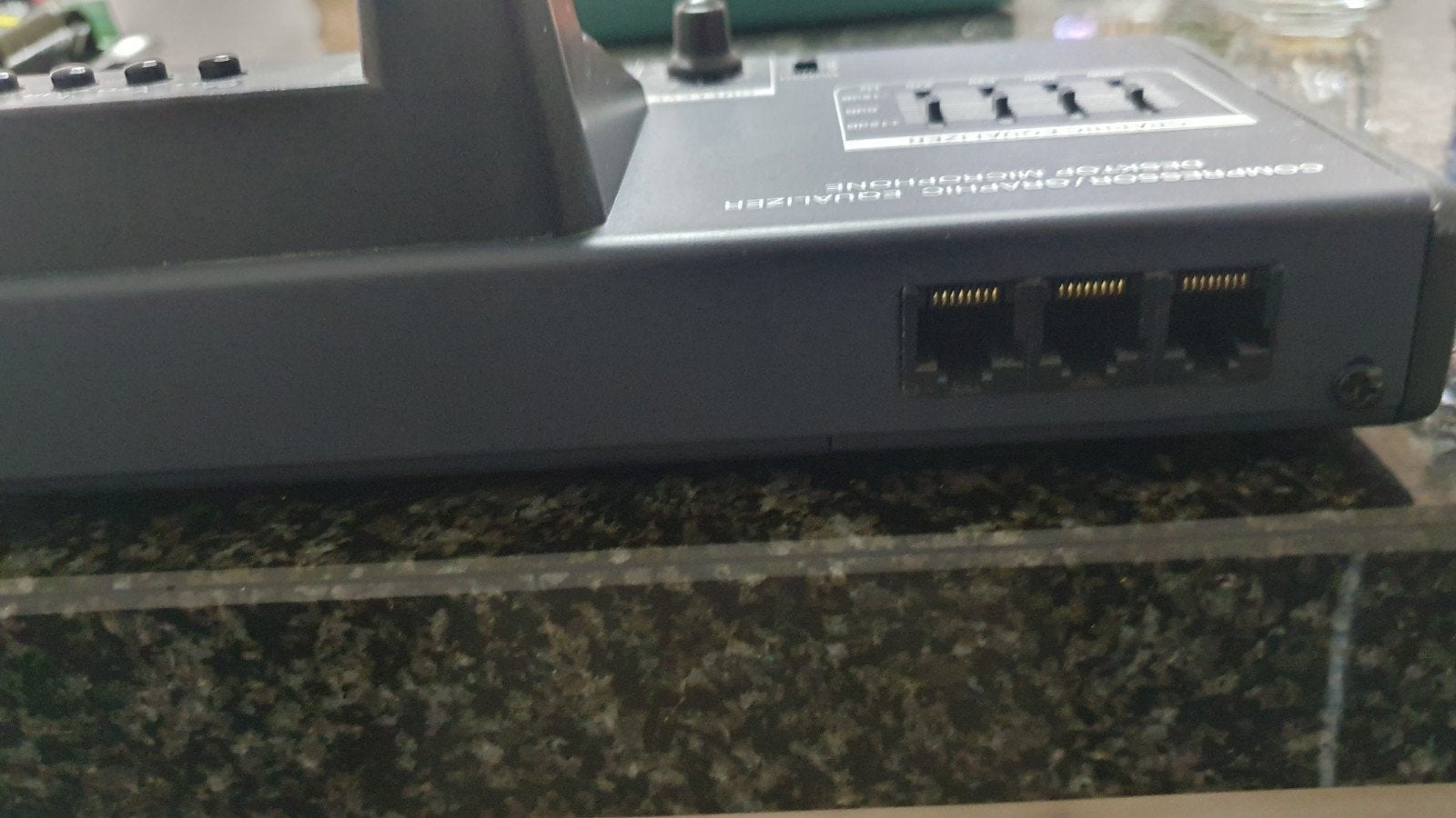 AV-908 Tafelmicrofoon Keramisch, Telecommunicatie, Ophalen of Verzenden, Gebruikt, Zender en Ontvanger