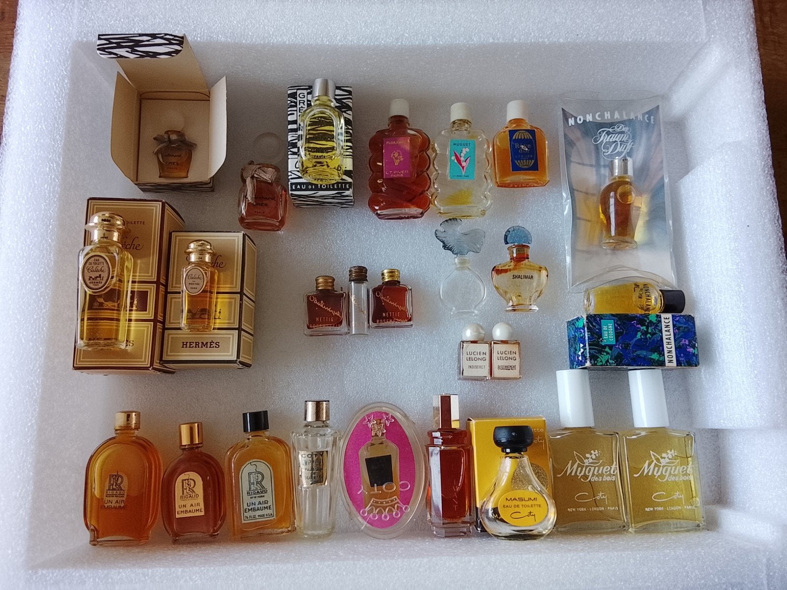 vintage miniatuur parfum flesjes lot!, Ophalen of Verzenden, Zo goed als nieuw, Miniatuur