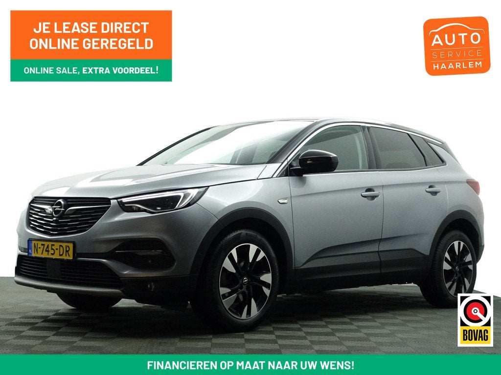 Opel Grandland X 1.2 Turbo Business Elegance Aut- Two Tone,, Auto's, Opel, Stof, Gebruikt, 1199 cc, Met garantie (alle)