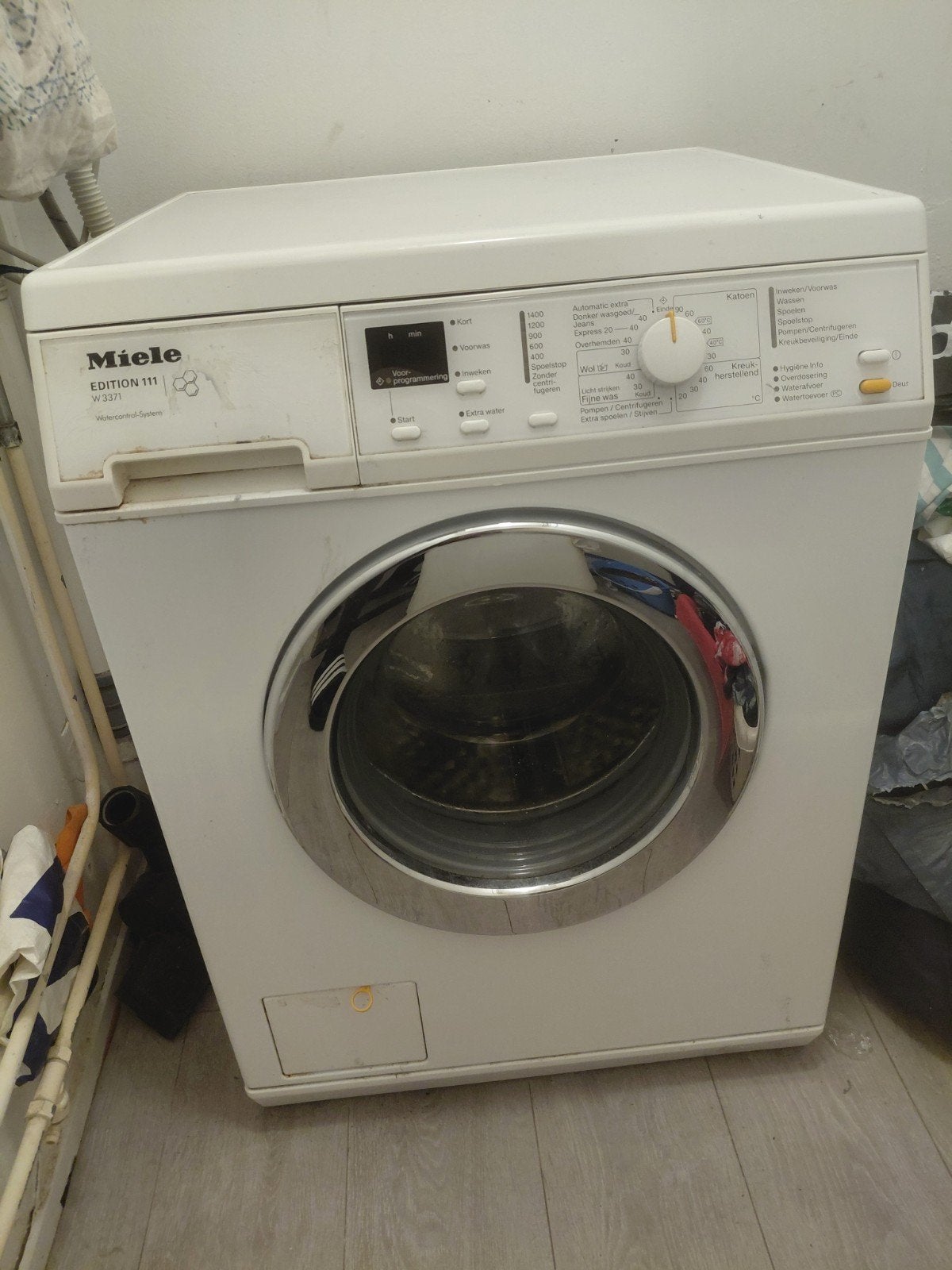 te koop aangeboden Miele wasmachine, Witgoed en Apparatuur, Wasmachines, Ophalen, Gebruikt, Handwasprogramma, 1600 toeren of meer