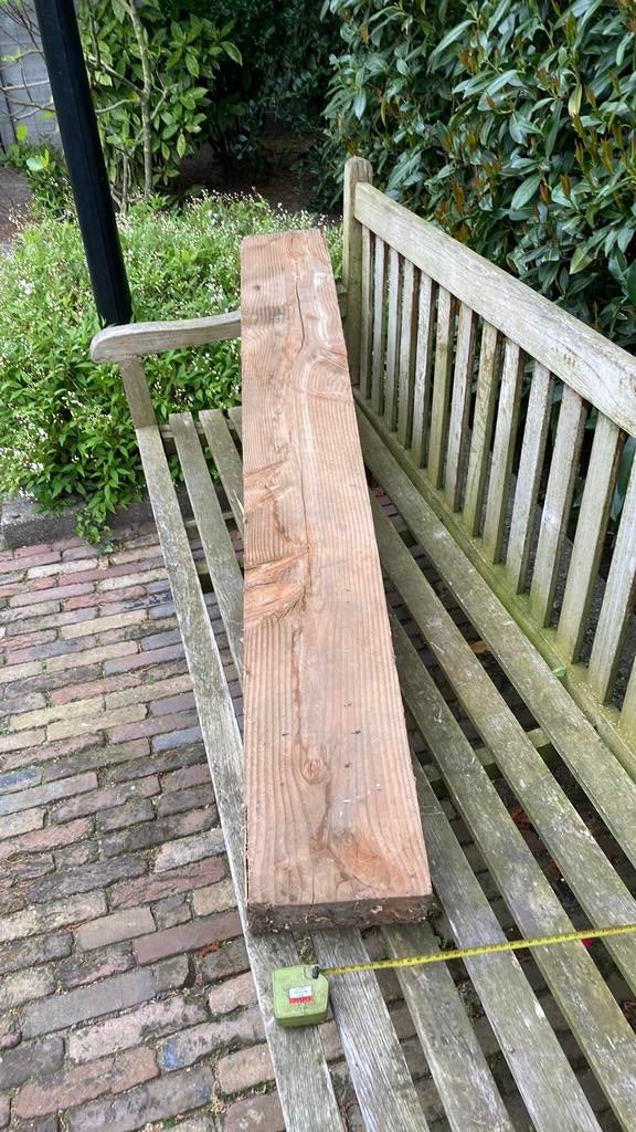 houtenbalk 1580 mm lang, Doe-het-zelf en Verbouw, Hout en Planken, Gebruikt, Ophalen of Verzenden, Balk, Vuren