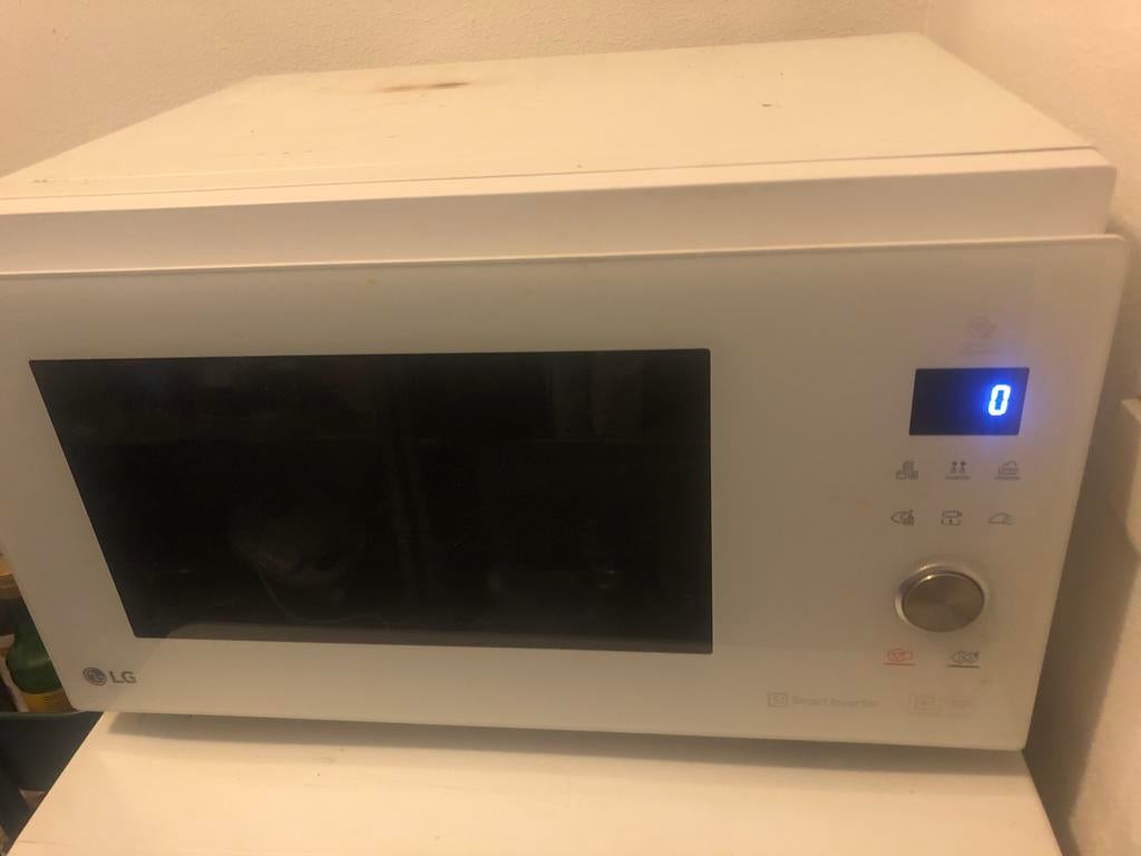LG Combi-oven / Magnetron - Wit, Ophalen, Combimagnetron, Gebruikt, 60 cm of meer