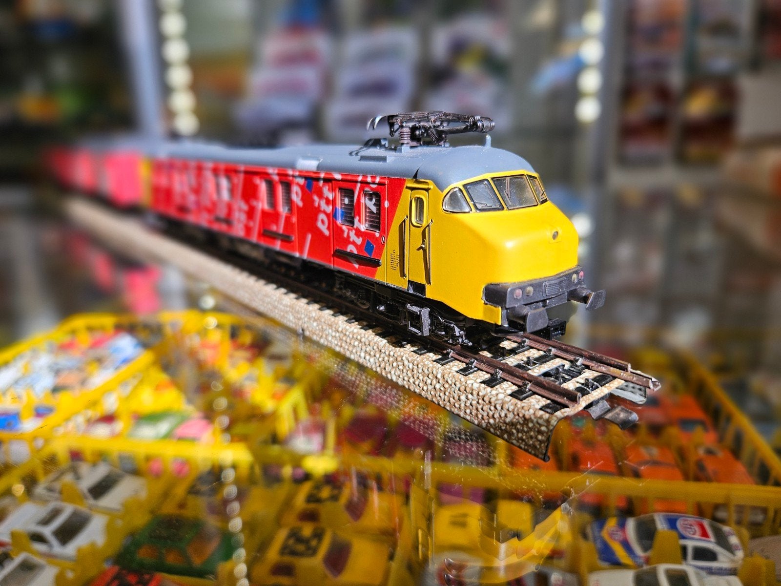 Märklin PTT posttrein en twee Roco postwagons., Wisselstroom, Ophalen of Verzenden, Analoog, Märklin