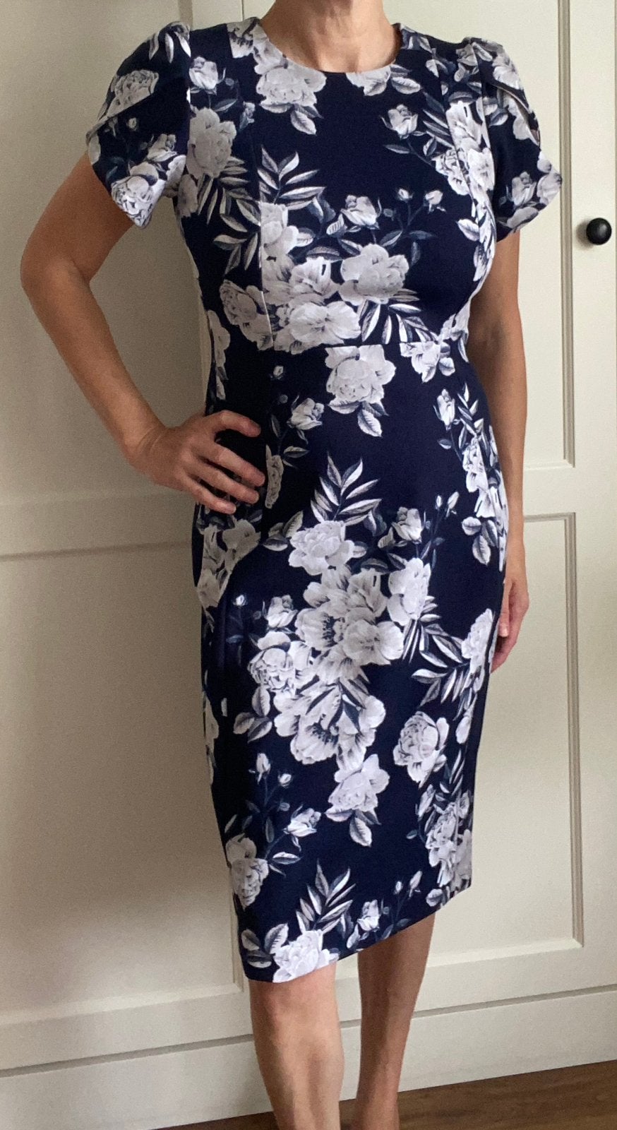 Calvin Klein jurk maat 4 (EU 36/38), Kleding | Dames, Knielengte, Maat 36 (S), Gedragen, Verzenden