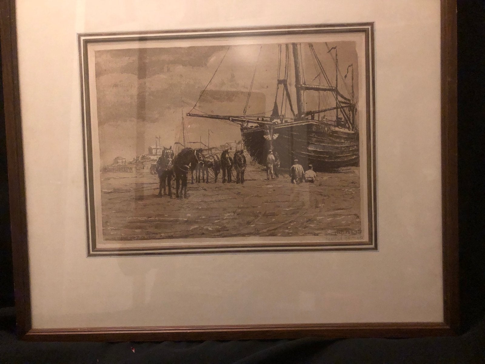Ets Karel Kok 1932 - Schuiten trekken KW51, Dagelijks leven, Ophalen of Verzenden, 1900 - 1949, Genummerd
