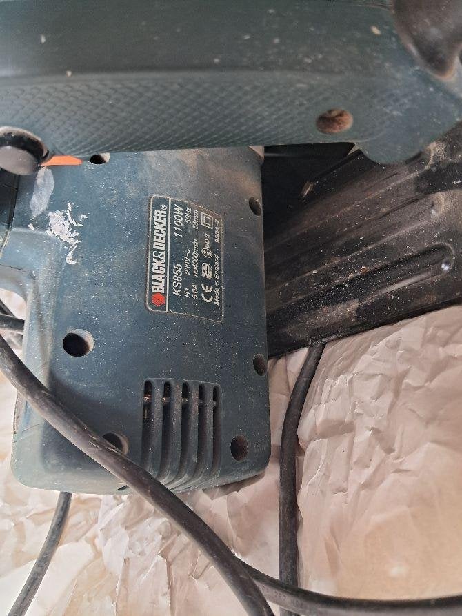 cirkelzaag black en decker, Ophalen, Gebruikt, Cirkelzaag, 30 tot 70 mm
