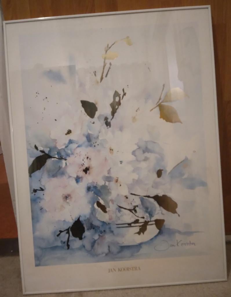 Jan kooistra aquarel, Oorspronkelijke maker, Ophalen of Verzenden, Schilderij, 75 tot 100 cm