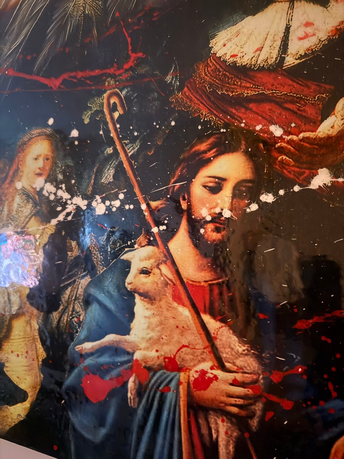 Fabian Art - De Nacht Wacht op ons - Mixed Media Origineel, Antiek en Kunst, Kunst | Schilderijen | Modern, Ophalen, Overig onderwerp