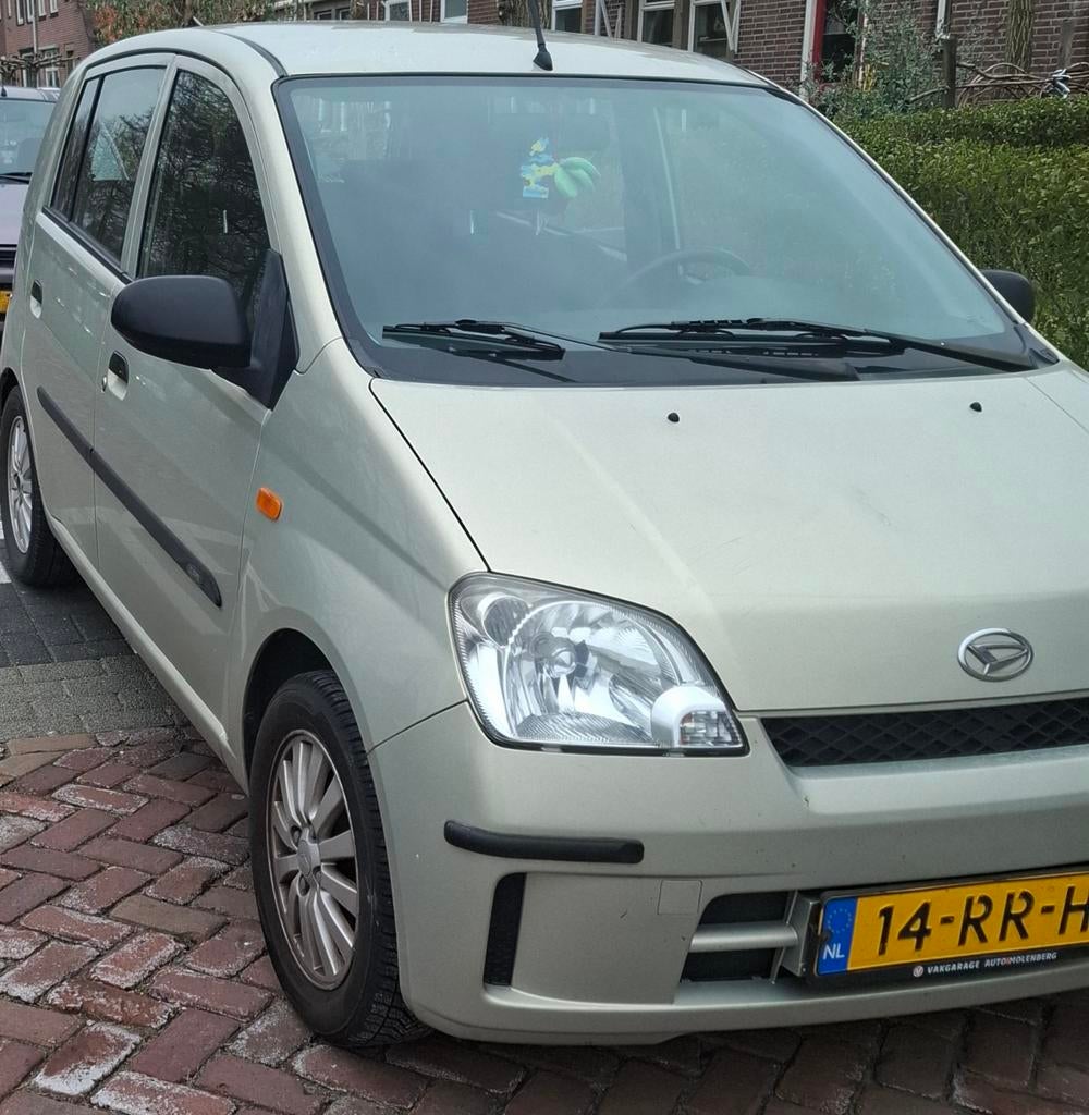 Daihatsu Cuore 1.0 5D 2005 NIEUWE APK !!, Stof, 600 kg, Zwart, Cuore