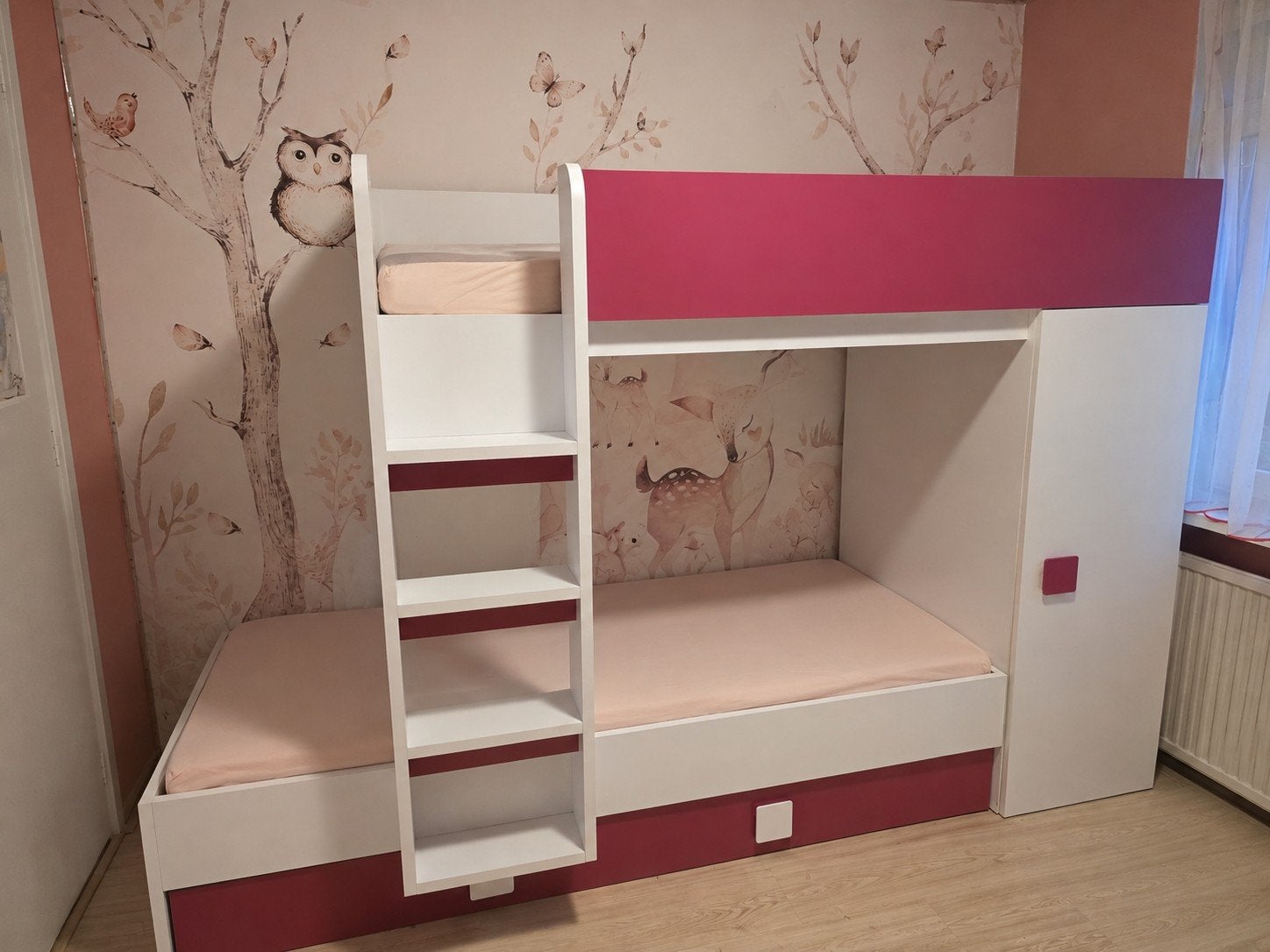 Kinderbed met 3 slaapplaatsen, Huis en Inrichting, Ophalen, Gebruikt, 160 tot 180 cm, 190 cm of minder