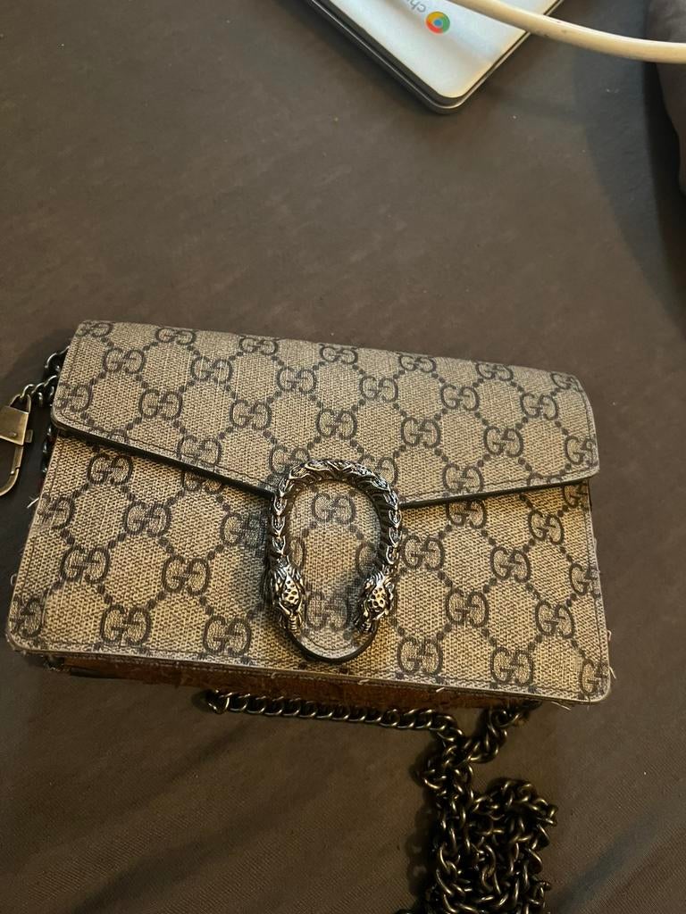 Gucci tas dames, Ophalen of Verzenden, Zo goed als nieuw, Zwart