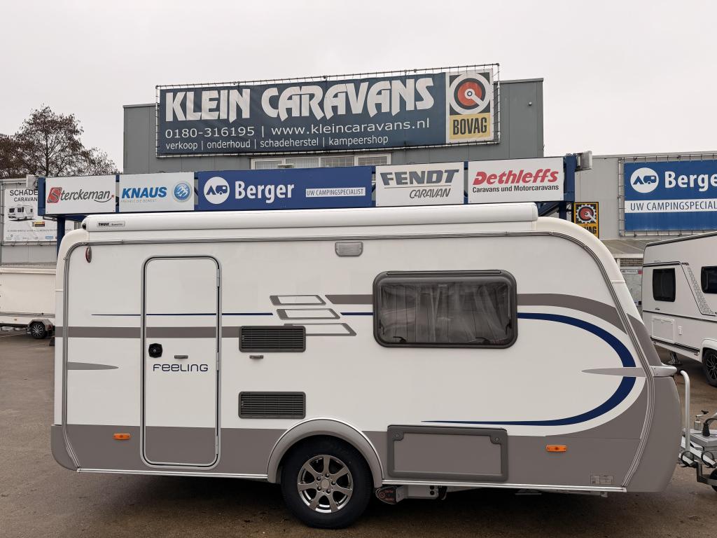 Eriba Feeling 390 VERKOCHT!, Caravans en Kamperen, Caravans, Overige typen, Tot en met 2, Schokbreker, Bedrijf