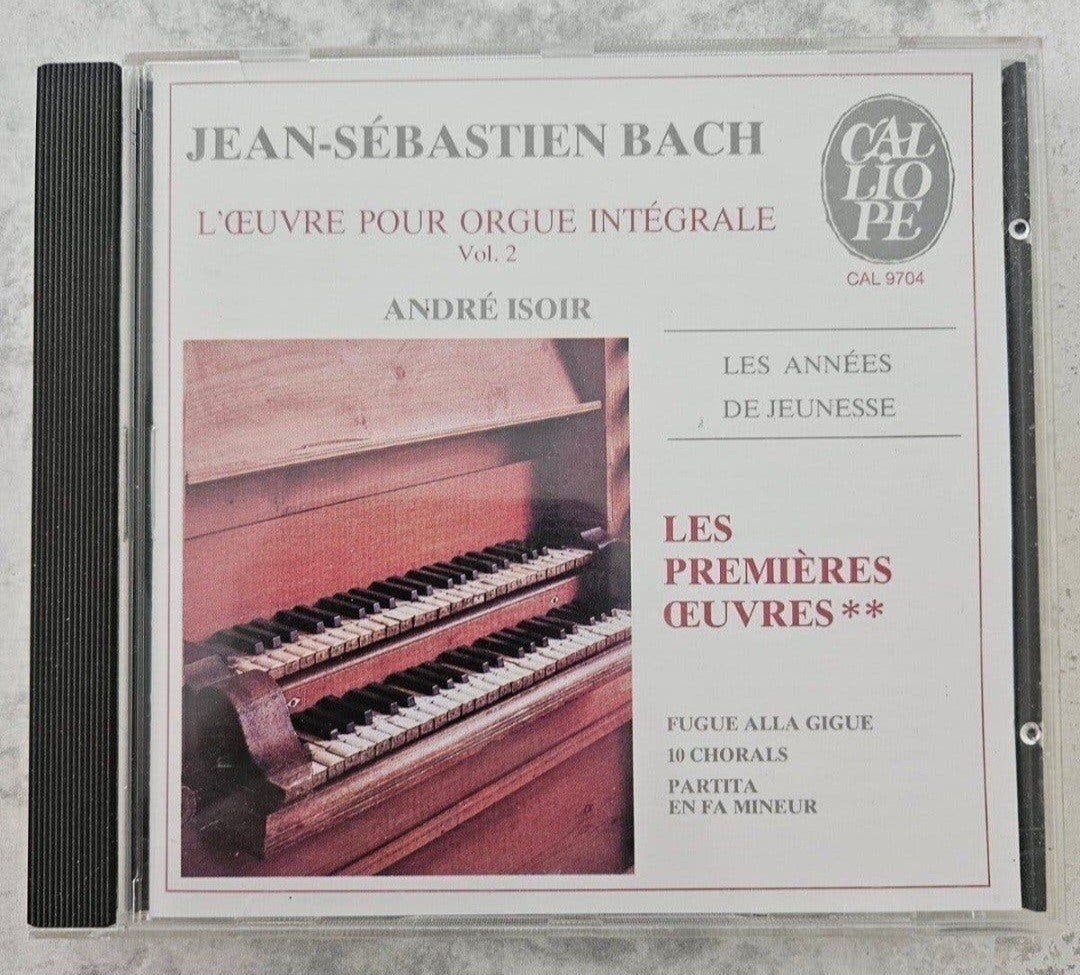 CD J.S. Bach - Orgelwerken Vol. 2 - André Isoir (Calliope CA, Ophalen of Verzenden, Barok, Gebruikt