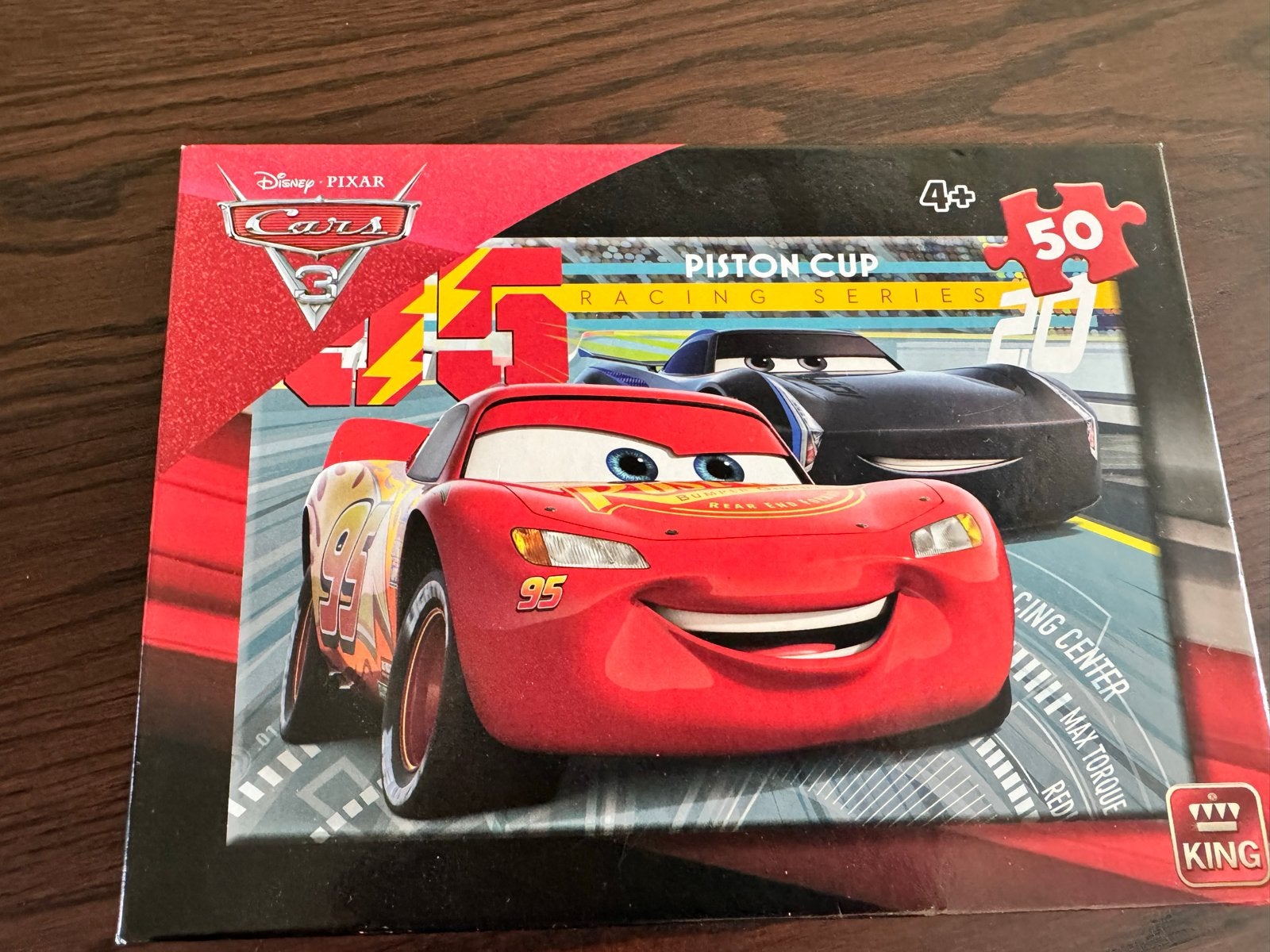 Disney Pixar Cars 3 Piston Cup Racing Series Puzzel 50 stukj, Ophalen of Verzenden, 10 tot 50 stukjes, Zo goed als nieuw, 4 tot 6 jaar