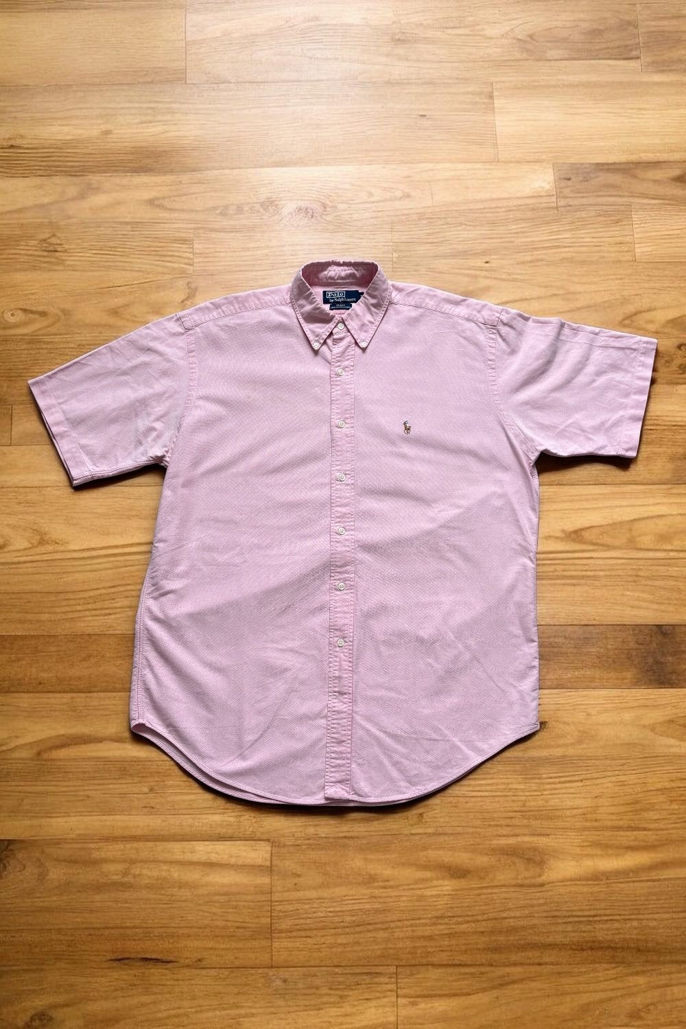 Polo Ralph Lauren overhemd – Lichtroze – Maat L, Verzenden, Zo goed als nieuw, Maat 56/58 (XL), Roze