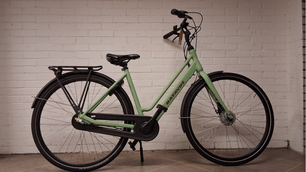 Batavus Fonk 28 inch 49cm 3v Damesfiets Groen, Fietsen en Brommers, Fietsen | Dames | Damesfietsen, Ophalen, Batavus, 47 tot 50 cm