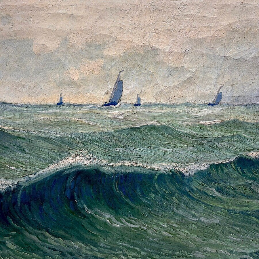 Simon Kamminga (1895-1984) - Zeegezicht, Ophalen of Verzenden