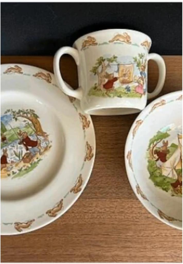 Set Royal Doulton 3 st., Verzenden, Porselein, Overige stijlen, Bord(en)