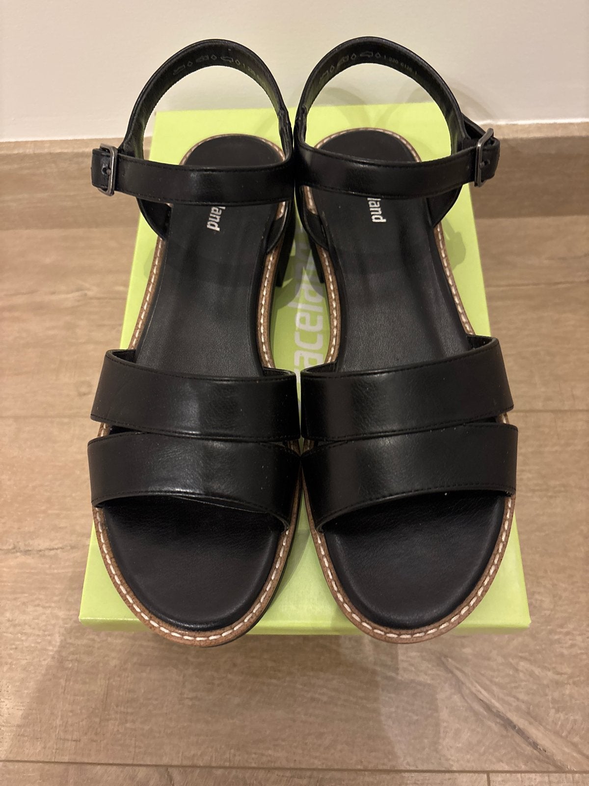 Zwarte Graceland Sandalen Maat 38 - Zo goed als nieuw, Ophalen of Verzenden, Zo goed als nieuw, Zwart, Sandalen of Muiltjes