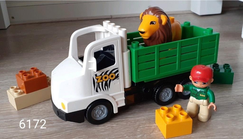 Zoo truck - complete set 6172, Ophalen of Verzenden, Zo goed als nieuw, Duplo