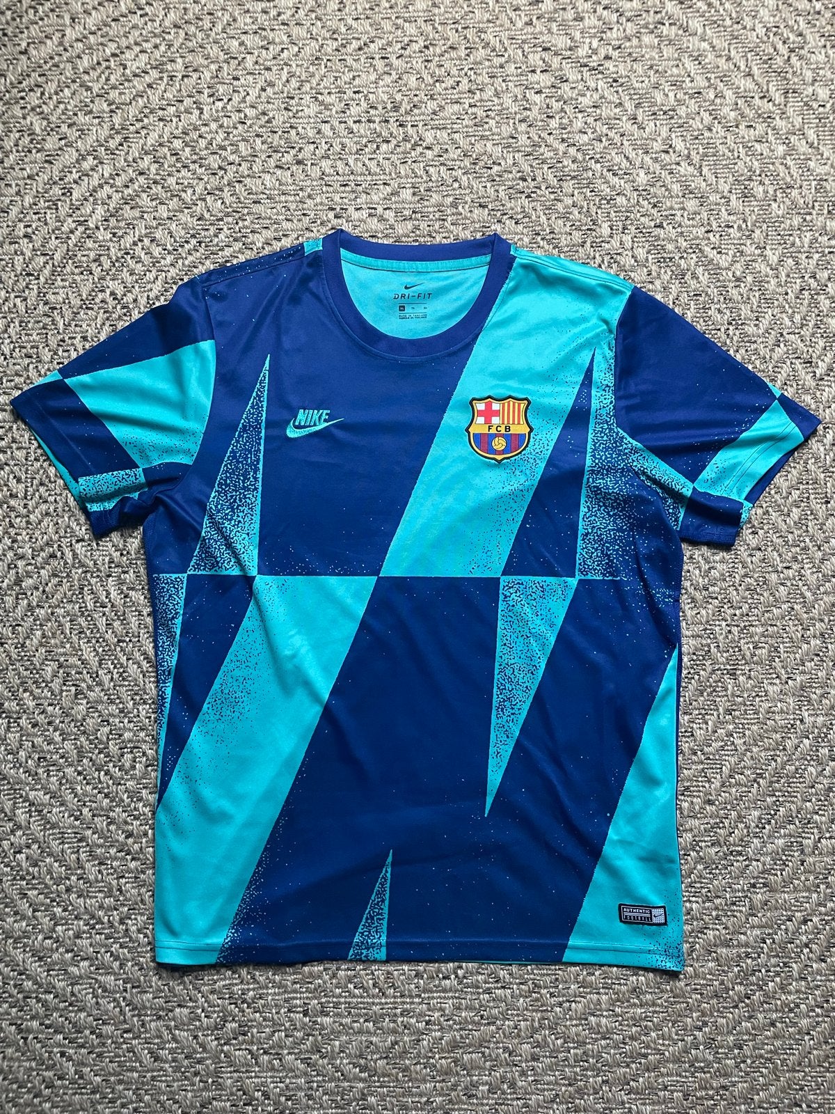 Nike FC Barcelona Trainingstrui 2021/2022 Heren XL, Zo goed als nieuw, Meerkleurig, Verzenden, Maat 46/48 (XL) of groter