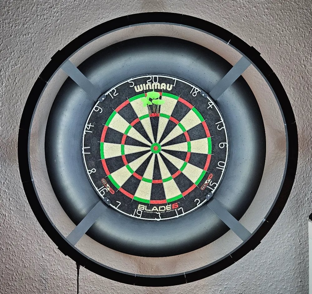 3D geprinte lichtring voor dartbord (excl. LED), Ophalen of Verzenden, Nieuw