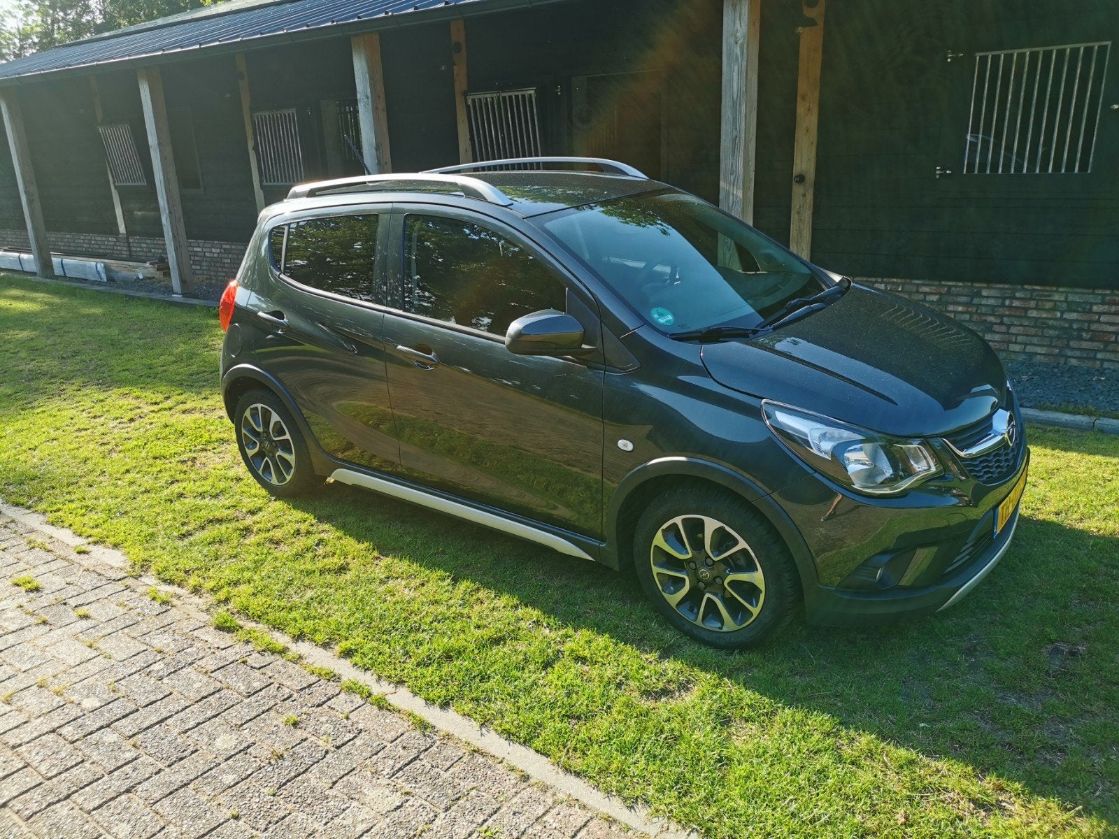 Opel Karl 1.0 Start/stop 75pk 2018 Grijs, Auto's, Opel, Voorwielaandrijving, 839 kg, Stof, 74 pk