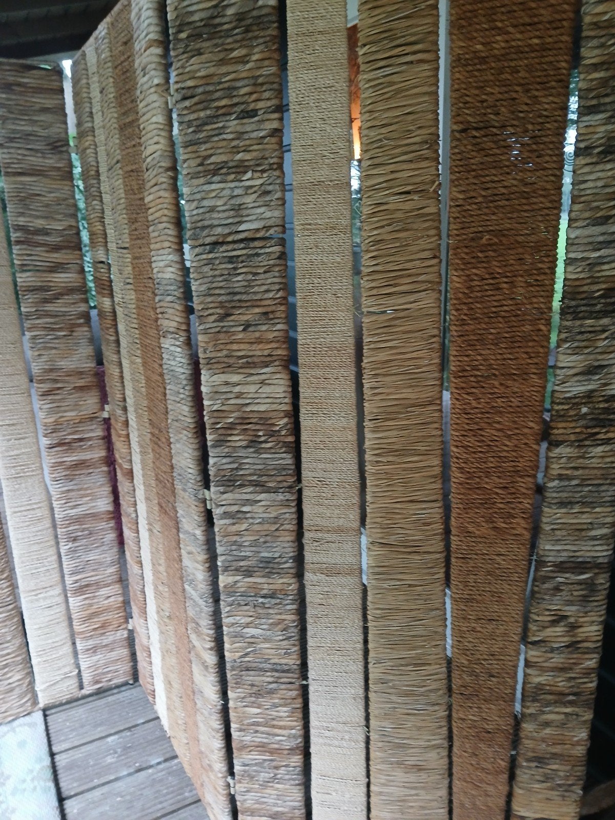 uniek kamerscherm, met natuurlijke materialen, Ophalen