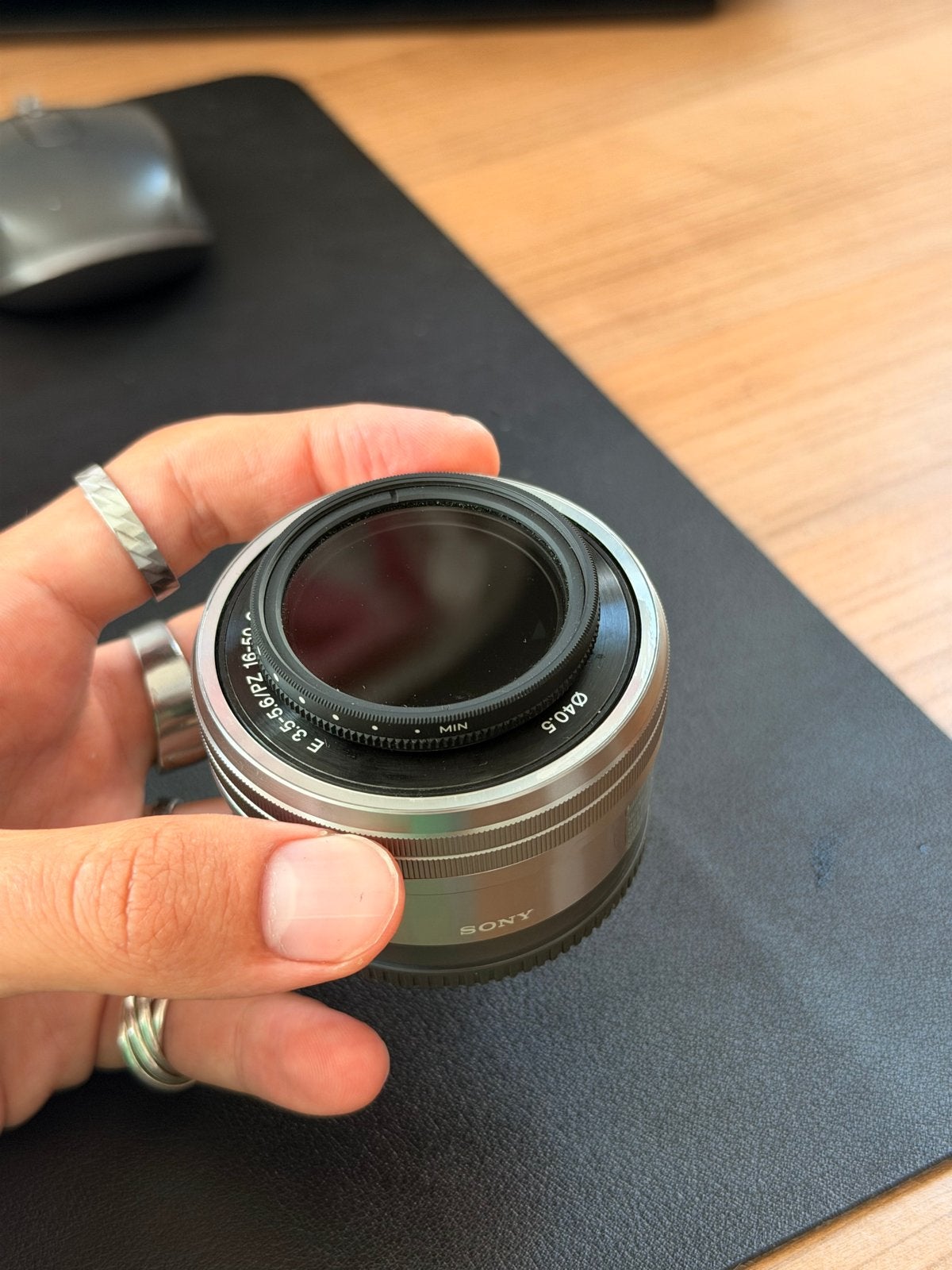 Sony 16-55mm OSS kitlens f/3.5-5.6 met variable ND filter, Sony E-mount, Gebruikt, Sony, Ophalen of Verzenden