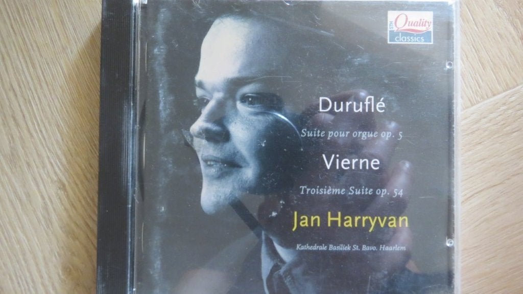 Cd orgel: Jan Harryvan, Durufle, Vierne, Basiliek Haarlem, Ophalen of Verzenden, Classicisme, Zo goed als nieuw, Kamermuziek