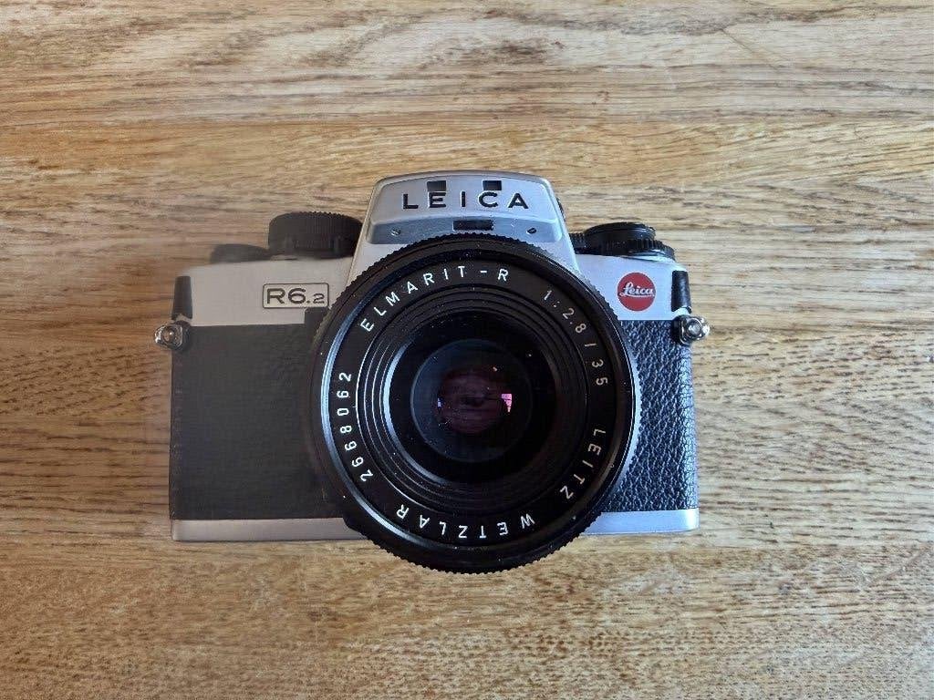 Leica R 6.2 analoge cameraset, Ophalen of Verzenden, Gebruikt, Spiegelreflex, Leica