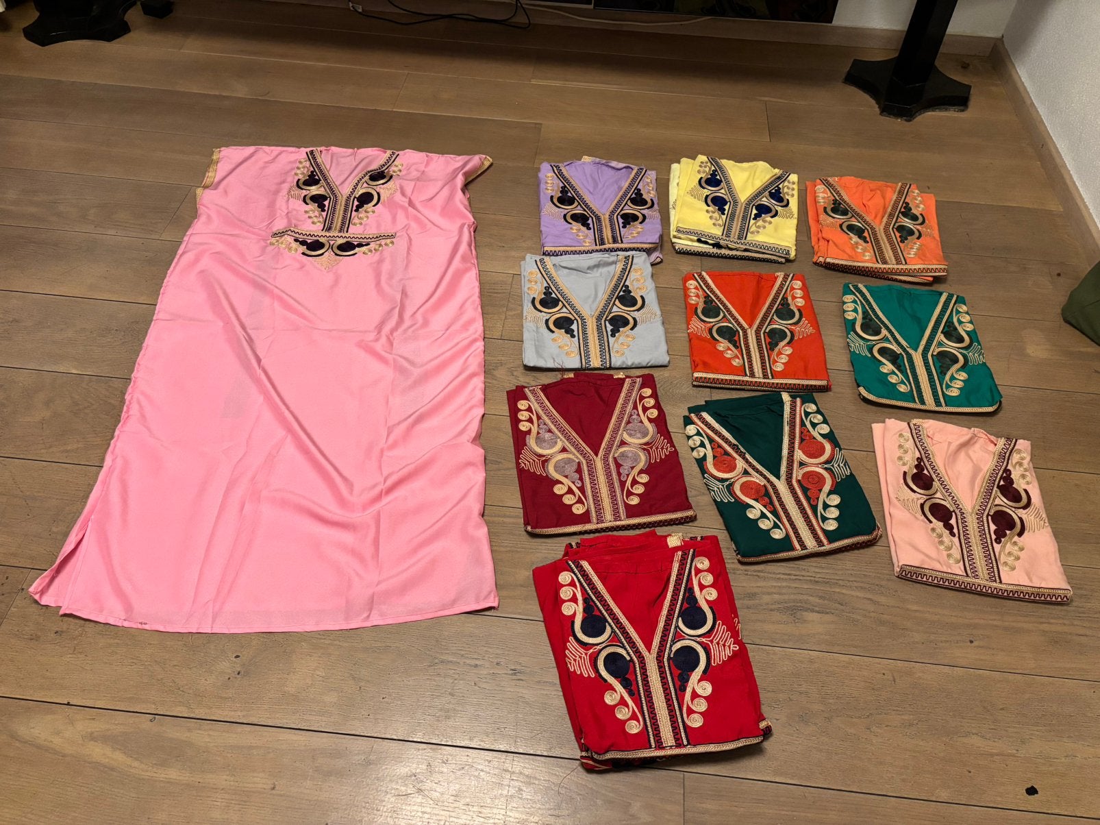 Marokaanse huisjurken gandora jalaba zomerjurk kaftan, Ophalen of Verzenden, Zo goed als nieuw, Maat 38/40 (M)