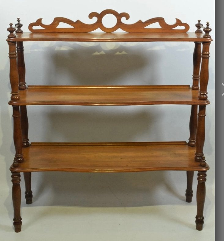 Biedermeier mahonie bordenrek, Ophalen