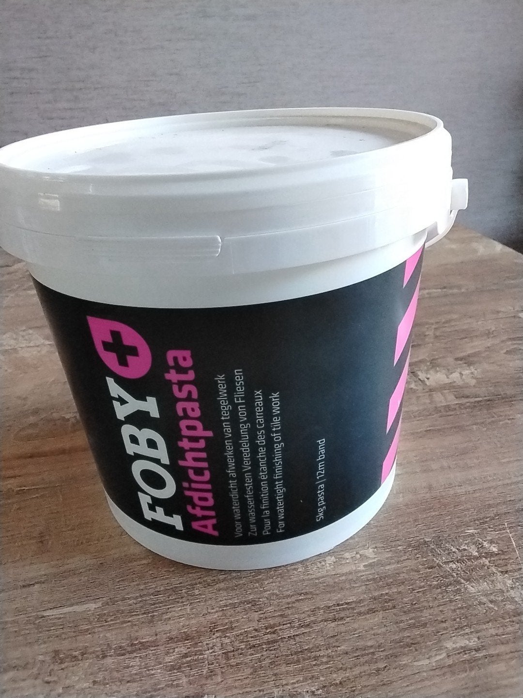 FobyPlus Afdichtpasta 5kg - Waterdichte afwerking, Overige materialen, Nieuw, 15 m² of meer, Ophalen