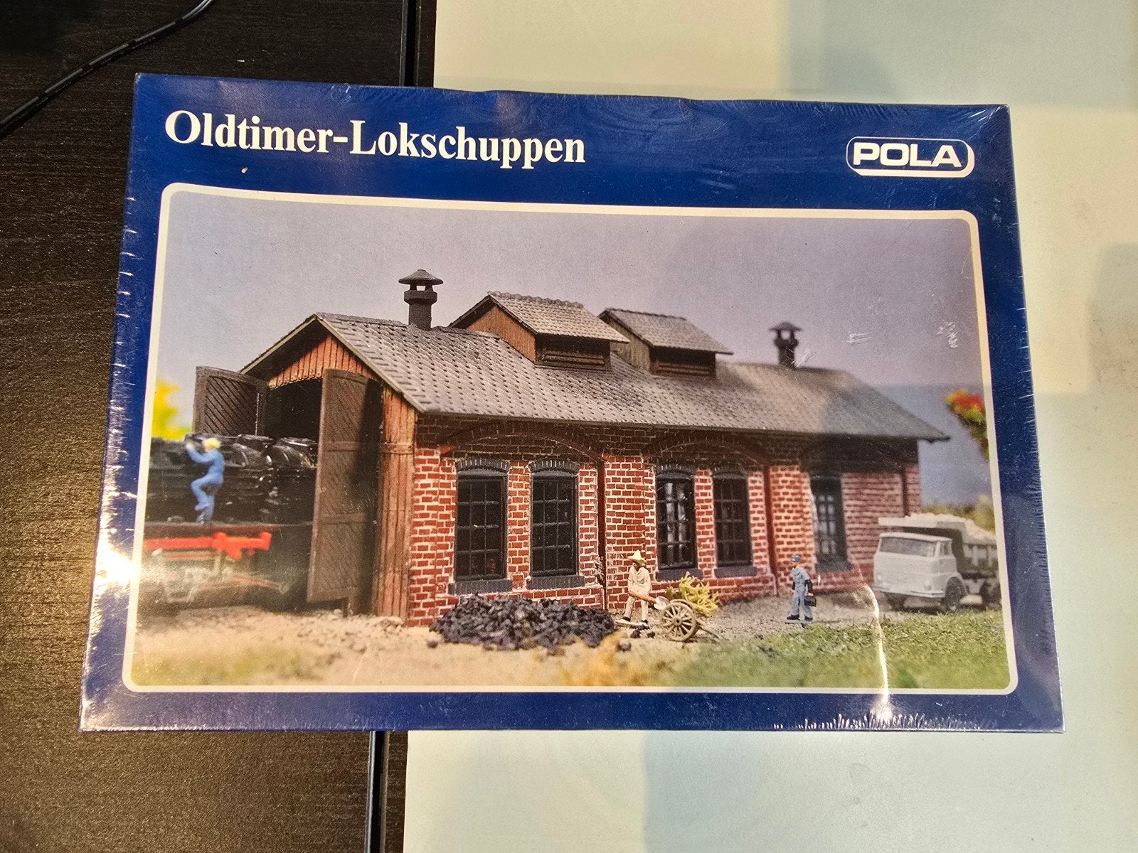 pola oldtimer lokomotief loods N spoor modeltrein 1:160, Ophalen of Verzenden, Nieuw, Brug, Tunnel of Gebouw, Overige merken